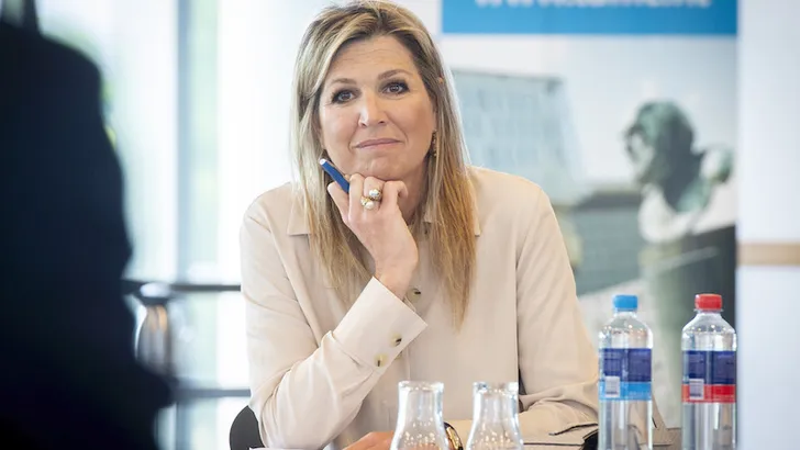 Máxima op bezoek bij vaccinzoekers