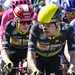 campenaerts rijdt voor vingegaard uit in het peloton en fungeert als vaste rechterhand