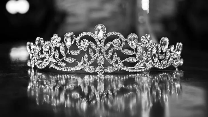 Tiara on Black Background