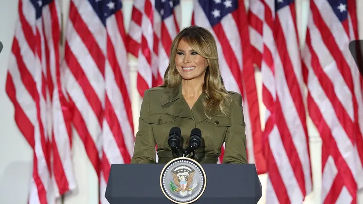 Het speechmoment van Melania Trump