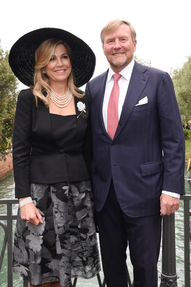 Koning Willem-Alexander en koningin Máxima bij de Biënnale van Venetië, 2026.