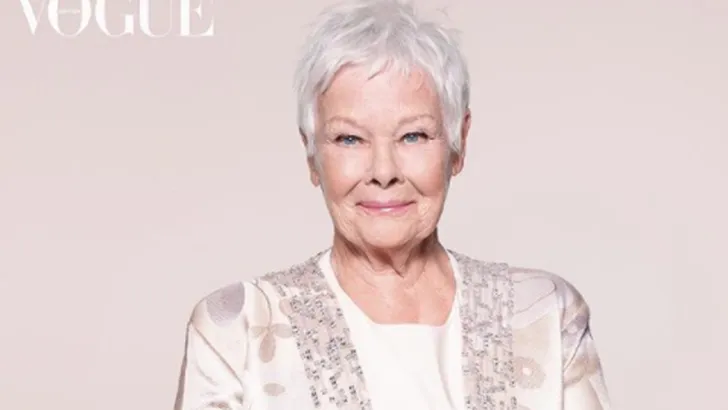 Judi Dench op de cover van Vogue