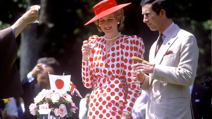 Prinses Diana in haar favoriete print