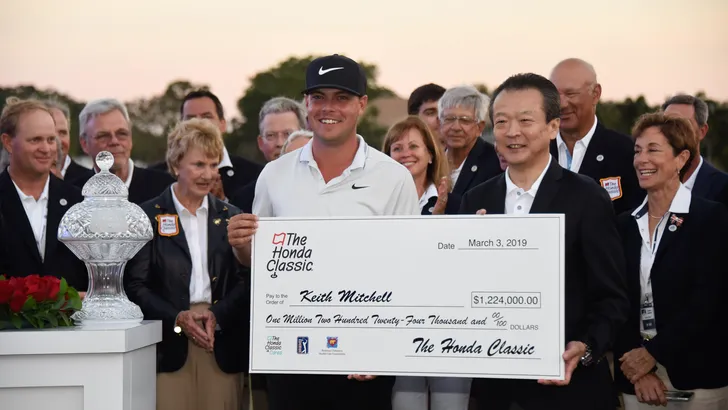 Mitchell verrast met winst in Honda Classic