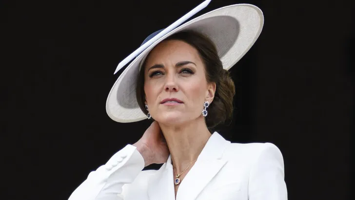The Royal Family Members on The Balcony of Buckingham Palace