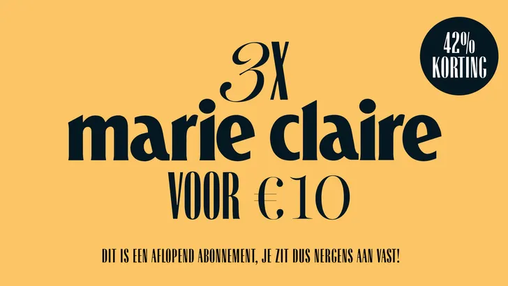 Zomeractie: krijg nu 3x de Marie Claire voor slechts €10