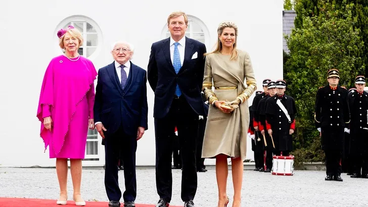 Lá báistí: Oranjes op staatsbezoek in Ierland