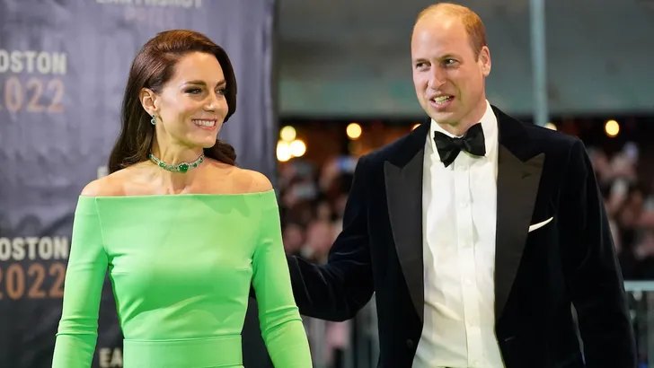 Foto van prinses Kate en prins William bij de Earthshot Prize in Boston, 2022.