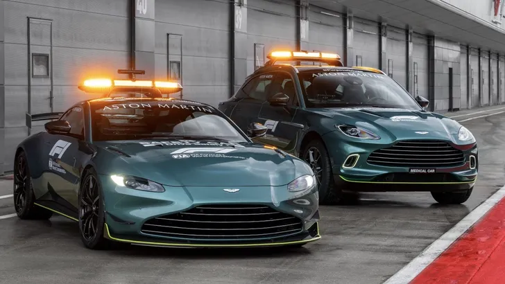 Dit zijn Aston Martin's F1 safety en medical cars
