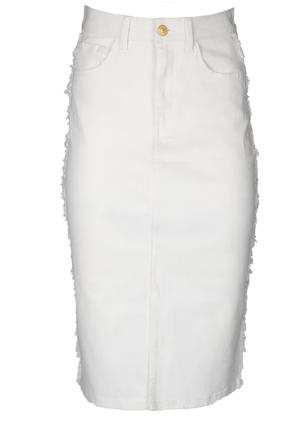 Rok ruffle split - €16,99