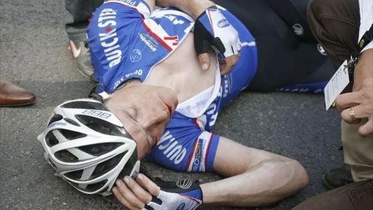 Chavanel in de kreukels na val in finale Luik