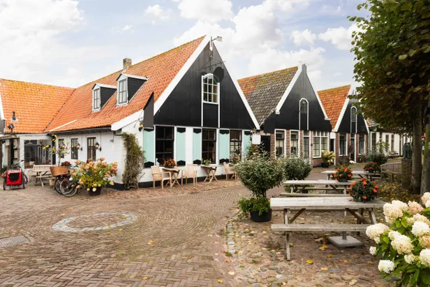 Het pittoreske dorpje Oosterend op Texel
