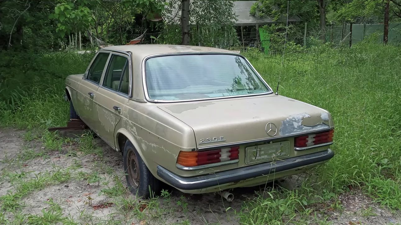 Gevonden James May s Mercedes W123 Van Top Gear Botswana Special 
