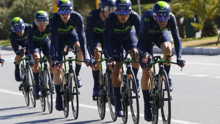 Movistar wint ploegentijdrit Catalonië