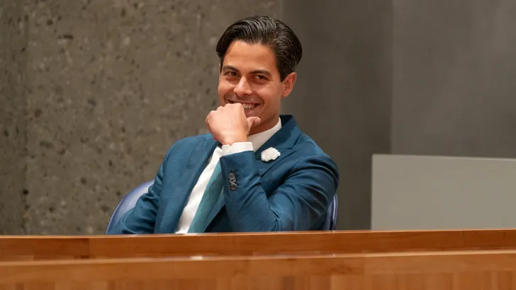 Rob Jetten in de Tweede Kamer der Staten Generaal