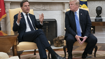 Mark Rutte en Donald Trump