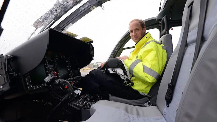 Helikoptert William er straks weer lustig op los?