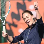 Kate Middleton &amp; Emma Raducanu Play Doubles Match