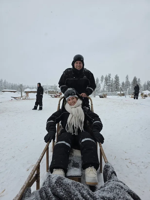 Klaar voor de husky ride