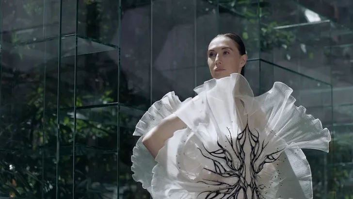 Carice van Houten schittert in Iris van Herpen