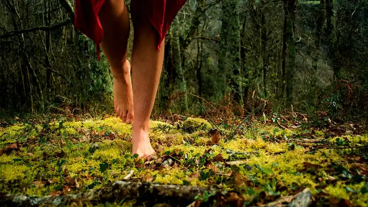 Waarom je écht eens over een blotevoetenpad zou moeten lopen 