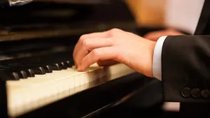 Playing piano