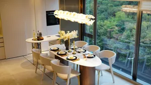 Zo maak je een comfortabele ruimte van je eetkamer.