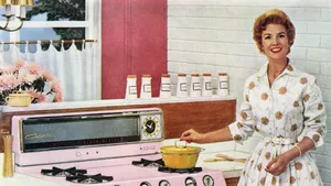 retro keuken koken