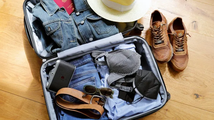 Geloof jij het? Voor minder dan €75 scoor je een 3-delige kofferset (plus kussen) bij Wibra en hij is prachtig