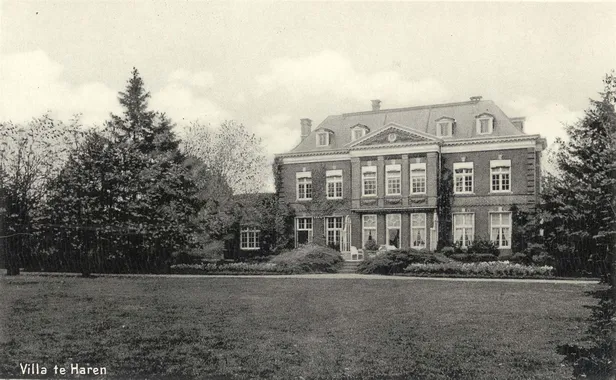 Villa te Haren, 1930. Deze villa bestaat nog steeds.