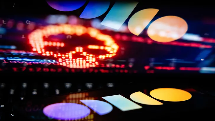 Een telefoon met het logo van telecomprovider Odido.