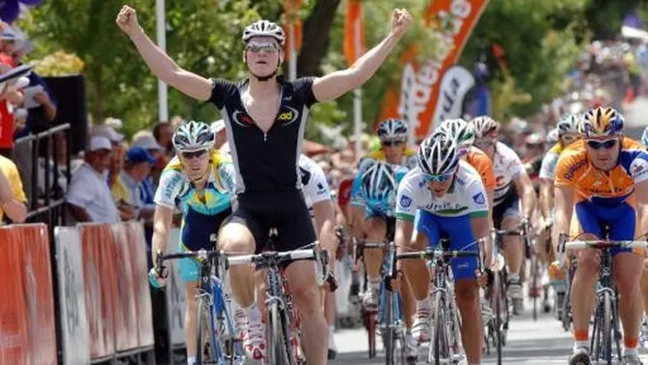 Down Under: Ritzege Greipel, leiderstrui Brown