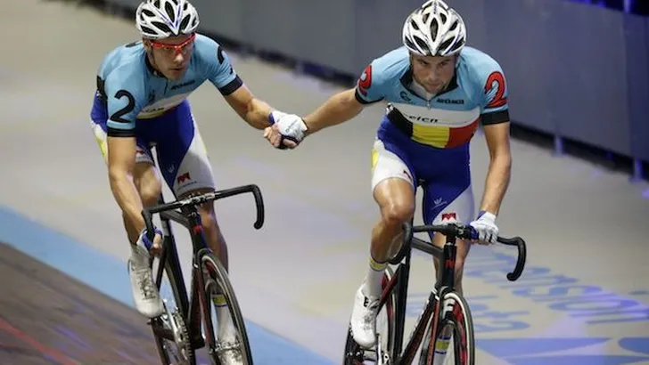 De Ketele en De Pauw in een zetel bij Zesdaagse Amsterdam