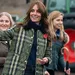 prinses Kate op een boerderij in Schotland