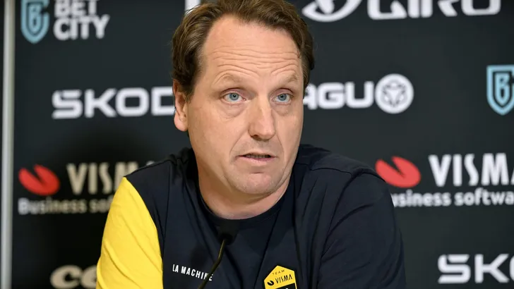 press conference prior to the 2024 Ronde van Vlaanderen