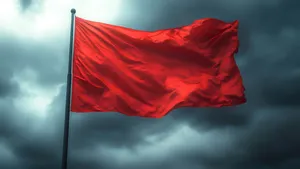 Een rode vlag in je relatie