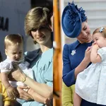 prinses Diana en hertogin Kate