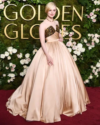 Elle Fanning bij The 82nd Annual Golden Globe Awards