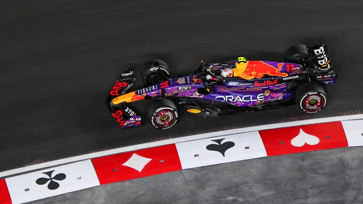 De speciale livery die Red Bull in Las Vegas gebruikte