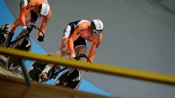 WK baan: geen succes teamsprinters