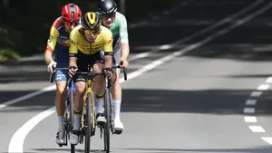 Bart Lemmen en Bauke Mollema op het NK Wielrennen