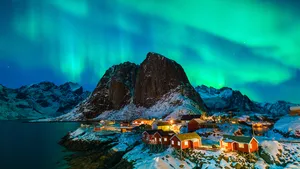 Colorful Aurora Borealis