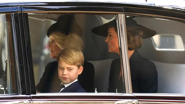 Britse royals in de auto