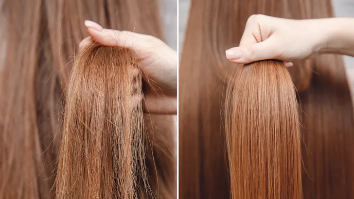 Een 'hair gloss' behandeling