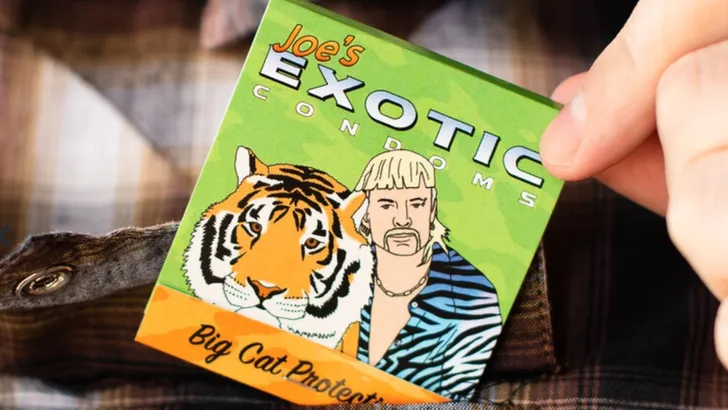 God bewaar ons: er zijn Tiger King-condooms te koop