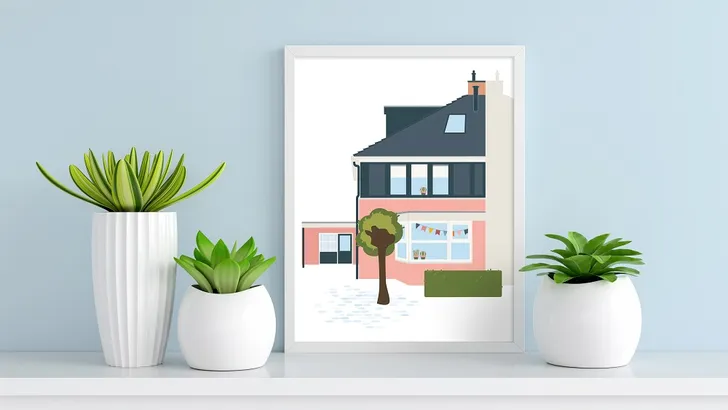 Wat leuk, een portret van je huis!