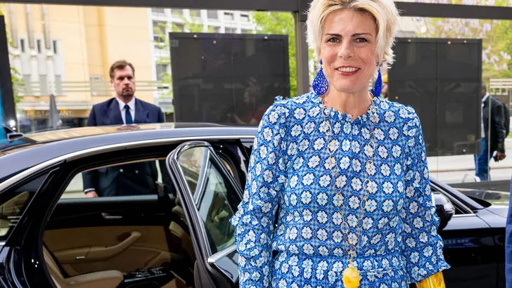 Prinses Laurentien aanwezig bij viering Europe Day in Amsterdam