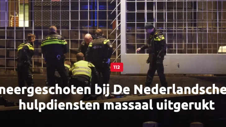 Meer dan twintig schoten bij Nederlandse Bank