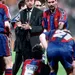 Johan Cruijff en Pep Guardiola