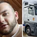 Maksim Hryn en zijn vrachtwagen